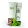 Eco Amenities Travel Size Body Lotion – 72 Pack, 1 oz Small Tubes with Flip Cap, Green Tea Scent, Bulk Case of Trial Size Toiletries, Individually Packaged Hand Lotion Samples, Mini Body Lotion for Gu