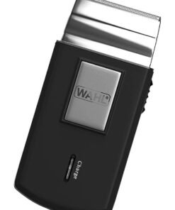 WAHL Travel Shaver, Wet & Dry Shave, 45 Minutes Cordless Runtime, Travel Friendly, 3615-1027 Black/Silver