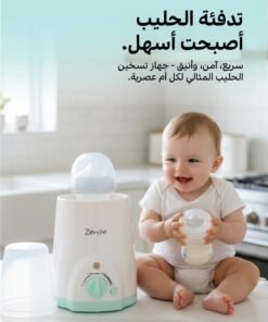 Zenito Rapid Baby Bottle Warmer - Fast & Even Heating -3-in-1 Bottle Warmer & Sterilizer - Quick, Safe Heating, Auto Cut-Off, Overheat Protection, Even Heat Distribution, BPA Free - White - Image 4