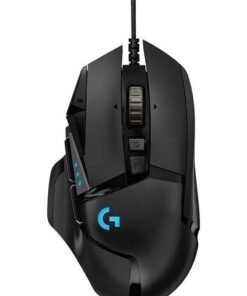 Logitech G502 Hero High Performance Wired Gaming Mouse, Hero 25K Sensor, 25,600 DPI, RGB, Adjustable Weights, 11 Programmable Buttons, On-Board Memory, PC And Mac