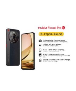 nubia Focus Pro Dual Sim Classic Black 8GB+12GB RAM 256GB 5G - Middle East Version