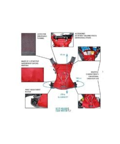 SHAPE UP Hydration vest bag with 1.5l water bladder, insulated hydration running vest for women & men, breathable ultralight sports and outdoors camel backpack for running, cycling, camping, hiking - Image 4