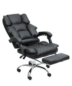 Alternative view of Multi Home Furniture Executive Black Ergonomic Office Chair with Footrest MH 819-3FR Black1