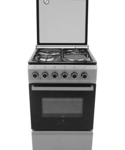 gratus 50×50 cm Free‑Standing Cooker – 2 Gas Euro Burners + 2 Electric Hot Plates • Gas Oven • Model CRH522KTSS1