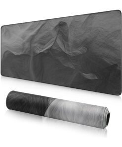 Rock Pow Large Mouse Pad Extended Gaming Mouse Pad Non-Slip Rubber Base Mouse pad Office Desk Mat Desk Pad Smooth Cloth Surface Keyboard Mouse Pads for Computers (800 * 300 * 3mm）