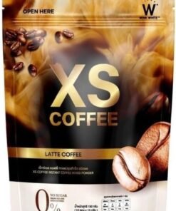 Wink White XS Coffee Instant Latte 150g | 0% Sugar Protein Coffee with Collagen, Almond & Pea Extract | Only 40 Calories per Cup
