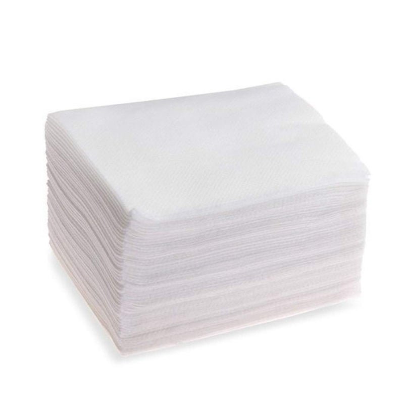 M's Solutions & Enterprises Nonwoven Disposable 12 X 12 Inches White Multipurpose Napkins for Salon, Hotel, Spa, Beauty Parlor, Kitchen, New Born Baby, Makeup Remover Pack of 50 Pieces