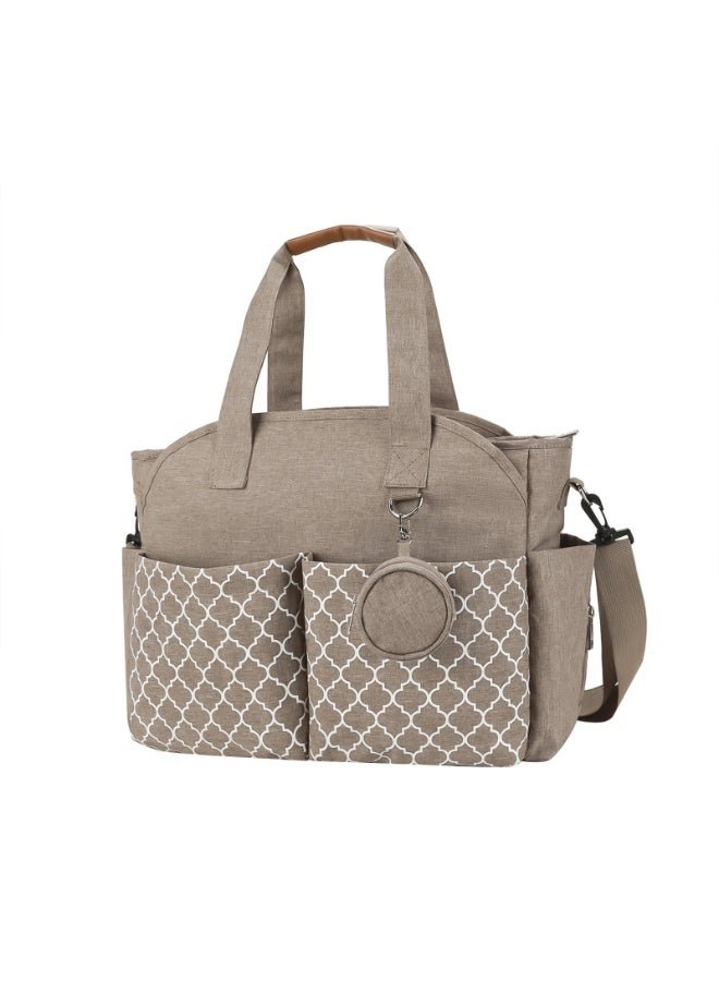 KYD Multi-Functional Diaper Tote with Built-in Changing Pad – Travel Baby Bag with Adjustable Strap & Large Storage