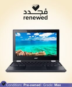 Acer Renewed - Chromebook R11 Convertible 2-In-1 Laptop With 11.6-Inch Touchscreen Display With Google Play Store,Intel Celeron Processor/6th Gen/4GB RAM/16GB SSD/Integrated Graphics Black