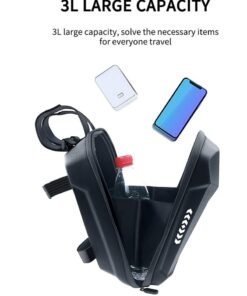 SYOSI Scooter Storage Bag 3L Handlebar Compatible with Xiaomi M365 Electric Front Hanging Waterproof EVA for Carrying Charger Tools Repair - Image 5