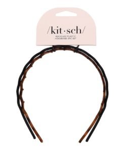 Rabs Zig Zag Headband 2pc Set - Black & Tort