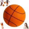 HALAMODO Silent Basketball, Upgrade Dribble Dream Silent Basketball, SiLent Basket-Ball Dribbling Indoor, Foam Basket-Ball Indoor Training Ball for Various in-Door Activities(24 cm)