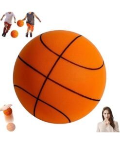 HALAMODO Silent Basketball, Upgrade Dribble Dream Silent Basketball, SiLent Basket-Ball Dribbling Indoor, Foam Basket-Ball Indoor Training Ball for Various in-Door Activities(24 cm)