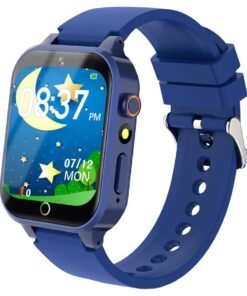 Smart Watch for 4-12 Year-old Kids, Comes with Video, Camera, Music Player Functions and 26 Games (Blue)