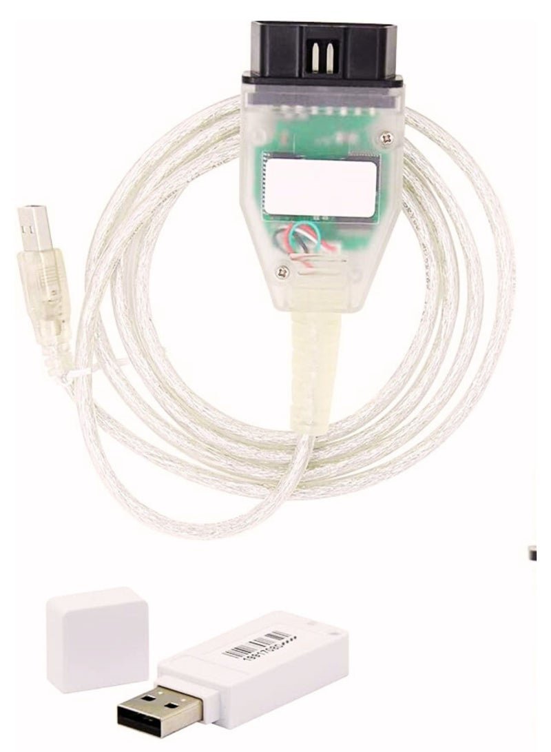 OBD2 USB Dongle Diagnostic Cable Compatible for VW Audi Skoda and Seat Support Can Bus Udsand K-Line Compatible for Vag Vcp can Pro and 32/64 bit Windows