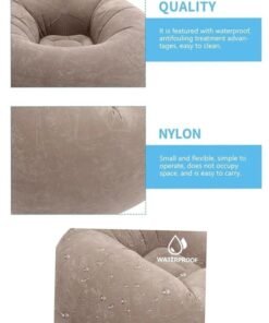 Alternative view of ShebSheb Inflatable Bean Bag Chair with air pump