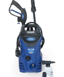 Ford 120 Bar Electric Pressure Washer With 5 Meter Hose & Soap Dispenser, Compact Design 1500 Watt Pressure Washer, Pressure Washer For Car, Home & Garden, Blue, F2.1 Blue/Black 27x46x26cm