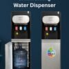 Videocon Bottom Loading Water Dispenser | Hot, Normal & Cold Water | Water Level Sensor | Compressor Cooling | Child Safety Lock | Stainless Steel Tank - VWDBLS01