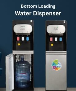 Videocon Bottom Loading Water Dispenser | Hot, Normal & Cold Water | Water Level Sensor | Compressor Cooling | Child Safety Lock | Stainless Steel Tank - VWDBLS01