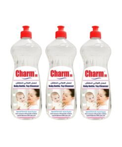 CHARMM Baby Bottle Cleanser, Ideal For Cleaning Baby Bottles, 100% Recycled, Eco-Friendly, Dermatologically Tested  3 X 1L