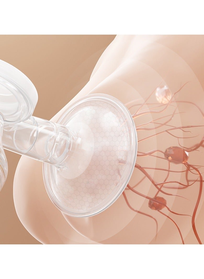 Be a better mom Wearable Double Electric Breast Pump with Lactation Function - Digital Display with Hands-Free and Lightweight Level 15 Pump, 180ml*2 Pcs Capacity, 2500mAh Battery, 3 Modes, and 9 Gears 53x35x57.2mm - Image 3