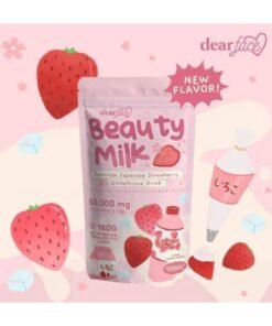 dear face Beauty Milk Premium Japanese Strawberry Glutathione Drink