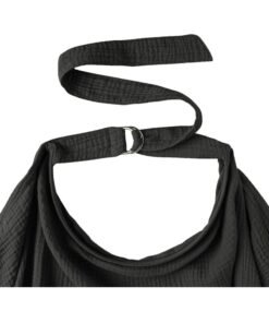 RATSAW Muslin Nursing Cover for Baby Breastfeeding Breathable 100% Cotton Breastfeeding Cover with Rigid Hoop for Mother Nursing Apron - Image 4