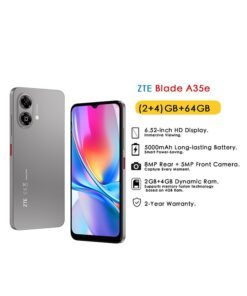 ZTE Blade A35e Dual SIM Silver Gray 2GB+4GB RAM 64GB 4G - Middle East Version