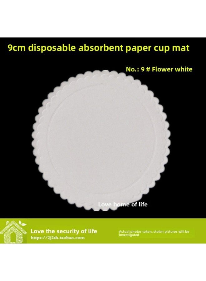 Paper Pad 7 Embossed Cm Ashtray 10 Absorbent Paper Round Spot Pure White Hotel Supplies Disposable Coaster