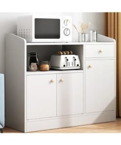 Sharpdo Modern Simple Multifunctional Kitchen Storage Cabinet Sideboard Storage Cabinet For Kitchen Storage Cabinet With Drawers 90*30*80cm