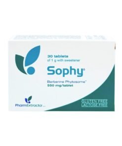 Pharmextracta Sophy 550 mg – Berberine Phytosome® Tablets for PCOS & Metabolic Support – 30 Tablets | Gluten & Lactose Free