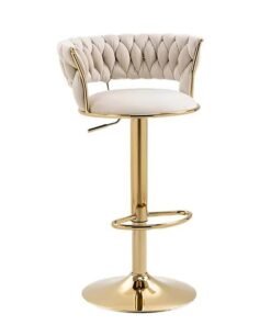 Swivel Bar Stools, Adjustable Counter Height Barstools Bar Chairs Modern Counter Stool