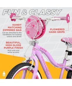 Spartan Serena Bike – 20 Inch, Single Speed, With Training Wheels, Mint Color - Image 4
