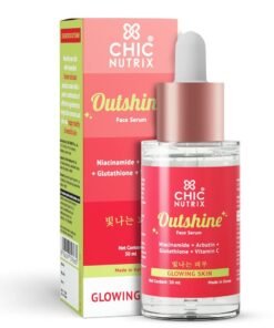 Chicnutrix Outshine – Korean Brightening Face Serum | Made in Korea | 5 Powerful Actives - Niacinamide, Glutathione, Vitamin C | For Pigmentation, Dark Spots & Acne Marks | For All Skin Types
