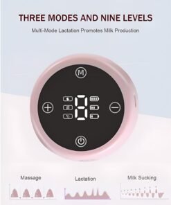 Royalbuckle Electric Breast Pump with LCD Display – Portable, Rechargeable, Quiet & Comfortable Suction – BPA-Free Bottle - Image 3