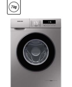 Samsung 7Kg Front Load Washing Machine, 1200 RPM With Quick Wash, Drum Clean And Delay End, International Specs 7 kg WW70T3020BSI Silver