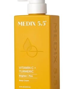 Medix 5.5 Vitamin C Cream Face Lotion & Body Lotion Moisturizer | Anti Aging Skin Care Firming & Brightening Cream Diminishes The Look Of Uneven Skin Tone, Age Spots, & Sun Damaged Dry Skin, 444 ml