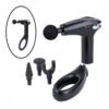 ARES iUltra Long Mini Gun Massager 8 Speed Settings, 4 Interchangeable Massage Heads for Targeted Muscle Relief and Recovery