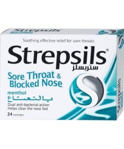 Strepsils Sore Throat & Blocked Nose- 24 Lozenges
