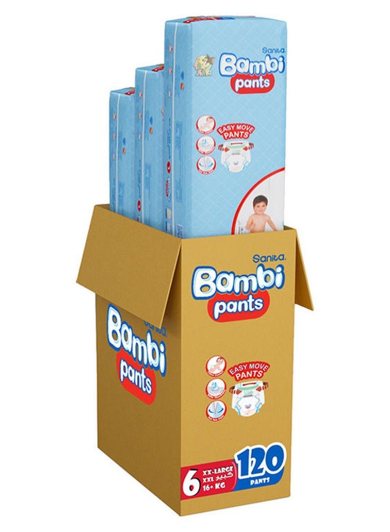 Sanita Bambi Diaper Pants XX-Large Size 6 (16+kg)