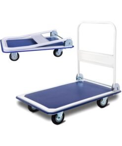 ALMUFARREJ Iron Loading Trolley White/Black 150kg