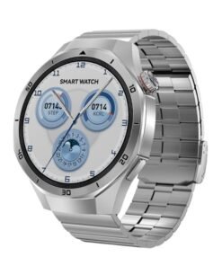 RollsTimi  Smart Watches for Men, Bluetooth Call Fashion Smart Watch, Waterproof Fitness Tracker with Heart Rate/Sleep Monitor/100+ Sports Modes, Watch for Android Phones & iPhone, Silver Steel
