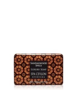 spa ceylon Sandalwood Spice Luxury Soap | Herbal Soap | Bath Soap | All Natural |Ayurveda | for All Skin Types | 250g