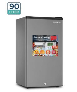 Impex 90L Gross/83L Net Single Door Refrigerator (IMRF 140C),5 Level Temprature Adjustment Knob, 8L Freezer Fast Cooling, Glass Shelf, Child Safety Lock, Fast Cooling, Low Noise, Energy Saving Fridge – 2 Year Warranty 60 W IMRF 140C Dark Grey