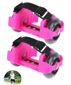 Sweet Life Djustable Boys and Girls Roller Skate Shoes Lights Outdoor Wheel Heel Shoes for Children Toy