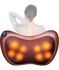 BORTONY 8 Roller Neck Back Shoulder Car & Home Pain Relief Pillow Massager