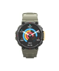 Goaltage SW02 Vintage Smart Watch with Water Resistant, NFC Payment, and Sleep, Heart Rate, Pressure, and Oxygen Monitoring - Green