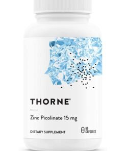 Thorne Zinc Picolinate 15 mg - 60 Capsules Dietary Supplement 60 Capsules