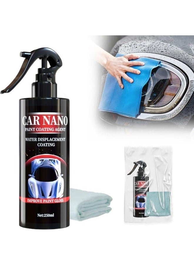 Homonth Nano Car Paint Protection Agent 120ml – Water Repellent, UV Resistant, and Gloss Booster Coating Spray