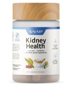 SNAP SUPPLEMENTS Kidney Health + Uva Ursi + Cranberry + 18 Other Active Ingredients Free Of Big 8 Allergens Promotes Kidney Detoxification Supports Kidney Health & Function, Dietary Supplement 60 Capsules